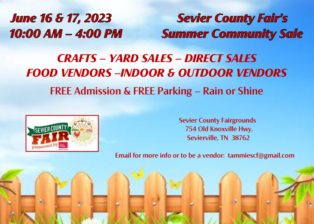 Sevier County Fair Craft Show and Sale 