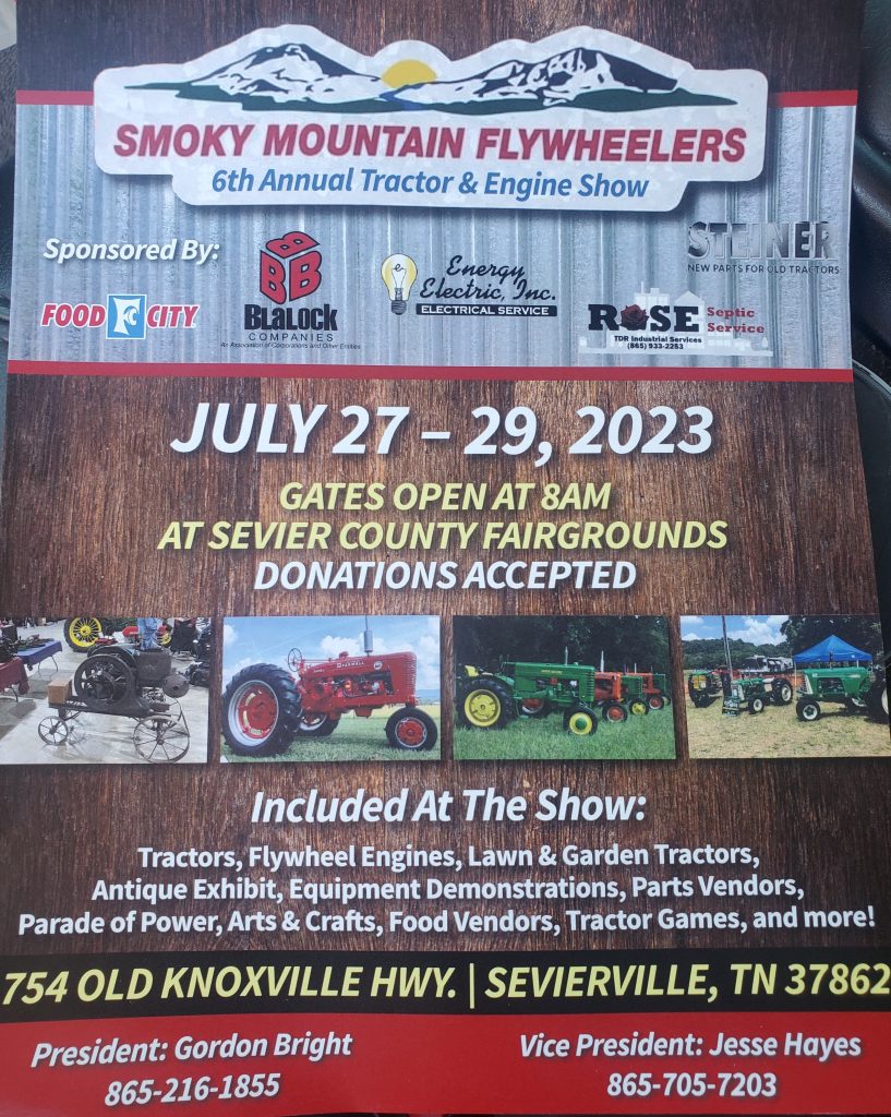 SMOKY MOUNTAIN FLYWHEELERS “2023” 